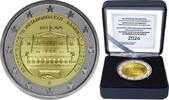 Speciale 2 euromunten 2 euro Griekenland 2024 '50 jaar herstel democratie' -