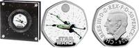 Verenigd Koninkrijk 50 pence Groot Brittannië 2024 50 pence 'Star Wars - X-Wing' Zilver Gekleurd -