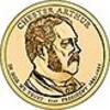 Verenigde Staten U.S.A. 21th President Dollar Chester Arthur -