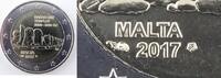 Malta 2 Euro2017 Tempel Hagar Qim Met Frans muntteken -
