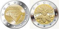 Speciale 2 euromunten 2 euro Malta 2024 'Honing bij & Cittadella Gozo' in blister -