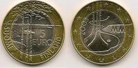 Finland Finland 2003 2003 5 Euro Ijshockey -Laag slagaantal! -