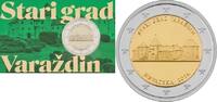 Speciale 2 euromunten 2 Euro Kroatië 2024 'de oude stad Varazdin' in coincard -