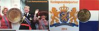 Speciale 2 euromunten 2 euro Nederland 2014 Alexander en Beatrix in Coincard Oplage 500 stuks -
