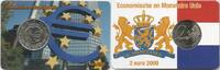 Speciale 2 euromunten 2 euro Nederland 2009 Emu In coincard Oplage 500 stuks -
