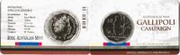 Australië Australië 2014 50 Cent Gallipoli Campaign in coincard -