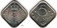 Nederlandse Antillen Nederlandse Antillen 5 cent 1980 vervuild stempel -