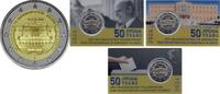 Speciale 2 euromunten 2 euro Griekenland 2024 '50 jaar herstel democratie' in coincard Set van 3 -
