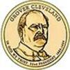Verenigde Staten U.S.A. 22 th President Dollar Grover Cleveland -