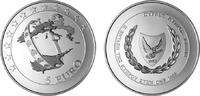 Cyprus 5 Euro Cyprus 2008 5 euro 'Toetreding EU' Zilver -