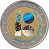 Gekleurde euromunten 2 Euro Estland 2018 100 jaar republiek Gekleurd -