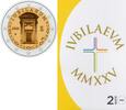 Speciale 2 euromunten 2 Euro Italië 2025 'Jubileumjaar' in coincard -