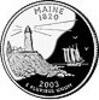 Verenigde Staten U.S.A ¼ Dollar Maine -