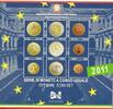 Italië set2011 met de 2 Euromunt comm. -