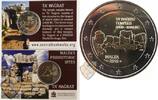 Malta 2 euro2019 Tempel Ħaġrat in coincard Met Frans muntteken -
