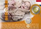 Nederland Babyset 2013 Oranje met gekleurde penning -