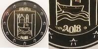 Malta 2 Euro2018 Cultureel erfgoed met Muntteken -