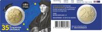 Speciale 2 euromunten 2 euro Frankrijk 2022 'Erasmus-Programma' in coincard -