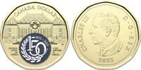 Canada 1 Dollar Canada 2025 1 Dollar '150th ann. of the Supreme Court' Gekleurd -