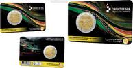 Speciale 2 euromunten 2 Euro België 2025 'Circuit van Spa-Francorchamps' in coincard Franstalig -