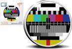 Nederland 2021 Penning '70 jaar Ned. televisie' in munthouder. -