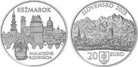 Slowakije Slowakije 2025 20 Euro 'Kesmarok' Inclusief doosje en certificaat. -
