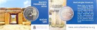 Malta 2 Euro2017 Tempel Hagar Qim Met Frans muntteken in coincard -