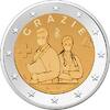 Speciale 2 euromunten 2 euro Italië 2021 'Grazie' -