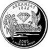 Verenigde Staten U.S.A ¼ Dollar Arkansas -
