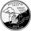 Verenigde Staten U.S.A ¼ Dollar Michigan -