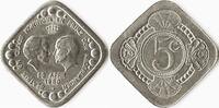 Penning Nederland 5 Cent Beatrix en Claus -
