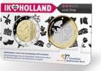 Nederland  2 euro2016 Holland Coin Fair in coincard Thema Drop Met zilveren Penning