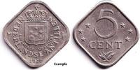 Nederlandse Antillen Nederlandse Antillen 5 cent 1977 vervuild stempel -