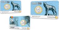 Belgi&euml; 1 euro 2026 Belgi&euml; 2026 1 Euro 'Numis Hainaut' in coincard  24,95 EUR  zzgl. 15,50 EUR Versand