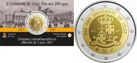Speciale 2 euromunten 2 euro België 2017 Universiteit Luik in coincard Franstalig -