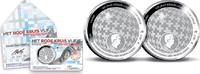 Nederland 2017 5 Euro het Rode Kruis Vijfje Verzilverd in coincard 1e dag uitgifte -