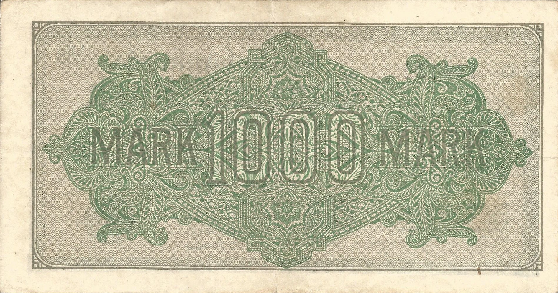 Weimarer Republik Deutsches Reich Weimar Reichsbanknote 1000 Mark