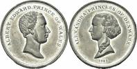 Dänemark Medaille Dänemark Medaille 1863 Hochzeit Albert Edward & Alexandra Christesen Schmahlfeld -