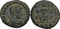 Römisches Kaiserreich Centenionalis Valentinian II Aes III Antiochia 378-383 CONCORDIA AVGGG Roma Thron RIC 45 (b) 2 -