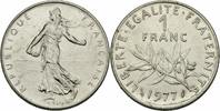 Frankreich 1 Franc Frankreich 1 Franc 1977 Säerin Semeuse Soleil Seed Sower Sun France KM# 925.1 -