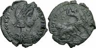 Römisches Kaiserreich Maiorina Constantius II Maiorina Heraclea 351-355 FEL TEMP REPARATIO Reiter Soldat RIC 82 -