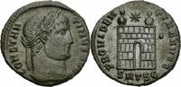 Follis 326-328 Römisches Kaiserreich Constantin I Follis Thessalonica 326-328 PROVIDENTIAE AVGG Lagertor RIC 153 / 5 Sehr schön / vorzüglich