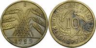 Weimarer Republik 10 Reichspfennig Weimarer Republik Deutsches Reich 10 Reichspfennig 1925 E Muldenhütten J. 317 -