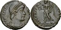 Römisches Kaiserreich Centenionalis Valentinian I Aquileia Bronze SECVRITAS REIPVBLICAE Victoria RIC 9 (a) xiii (b) -