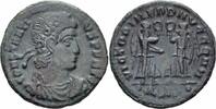 Römisches Kaiserreich Follis Constantius II Follis Siscia 347/8 VICTORIAE DD AVGGQ NN Victorien Kranz RIC 184 -