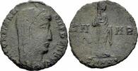 Römisches Kaiserreich Follis Divus Constantin Follis Nicomedia 347-348 VN MR Venerata Memoria RIC 57 / 8 - R -
