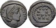 Römisches Kaiserreich Follis Constantius II Follis Heraclea ? 347-348 VOT XX MVLT XXX Lorbeerkranz RIC 45 - S -