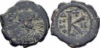 Byzanz Halbfollis Byzanz Mauricius Tiberius Halbfollis Constantinopolis 583/584 Kreuz Sear 496 / 1 -