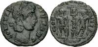 Römisches Kaiserreich Follis Constantius II Follis Heraclea 337-340 GLORIA EXERCITVS Soldaten RIC 16 / 3 - S -