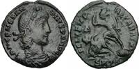 Römisches Kaiserreich Centenionalis Constantius II Æ3 Thessalonica 350-355 FEL TEMP REPARATIO Mint Error RIC 189 / 1 -